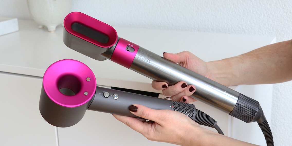 Dyson: Supersonic vs Airwrap hairdryer attachment