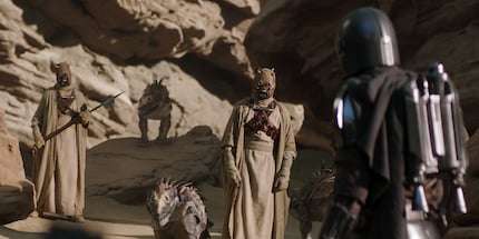 The Tusken Raiders rushing to help? This is something new to the «Star Wars» universe