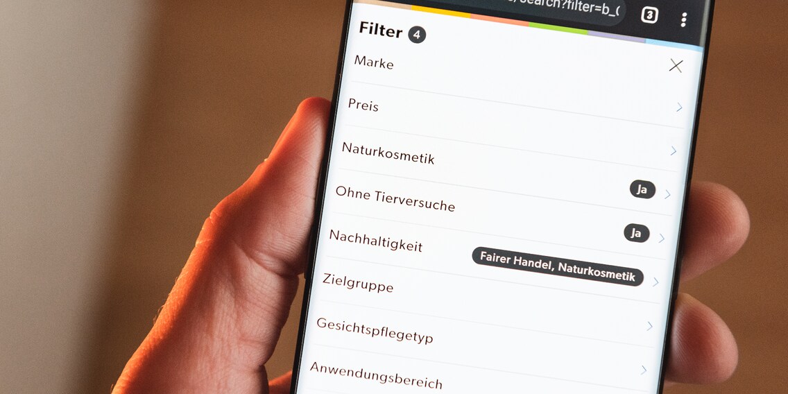 Sustainability is now a filter option at Galaxus Sustainability is now a filter option at Galaxus