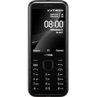 Nokia 8000 (4 GB, Onyx Black, 2.80", Dual SIM + SD, 2 Mpx, 4G)
