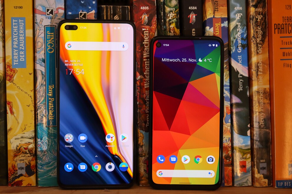 So aufgeräumt bleibt die Startseite eines Smartphones bei mir nicht lange.