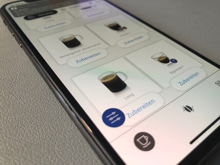 Why doesn't the app show the full name I lovingly assigned (bottom right)? My « Espresso forte» is not a « Espresso f».