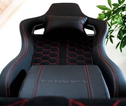 Neck and lumbar support pillow.