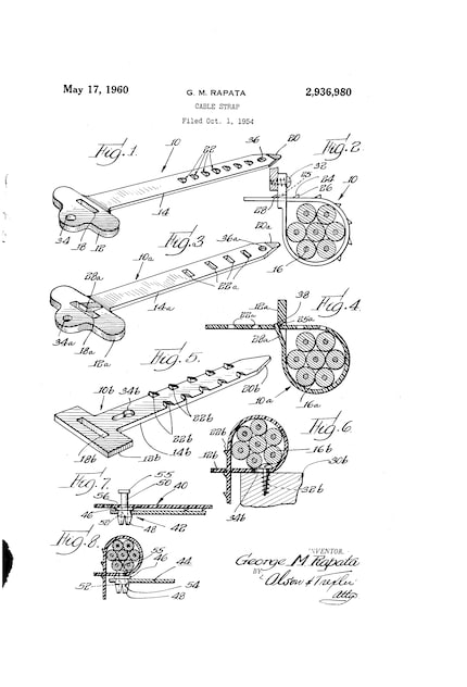 Zapatas US-Patent von 1954.