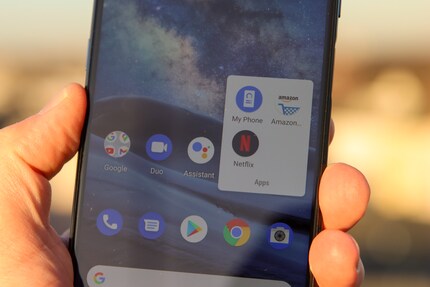 Die drei zusätzlich vorinstallierten Apps.