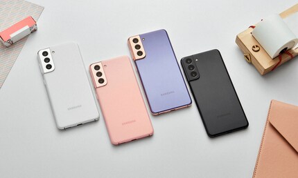 Beim Galaxy S21 hast du verschiedene Farben zur Auswahl.