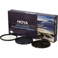Hoya Digital Filter Kit II (UV, CIR-PL & ND8) Filterset (72 mm, ND- / Graufilter, Polarisationsfilter, UV-Filter)