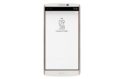 LG V10: Das zweite Display befindet sich neben der Frontkamera.