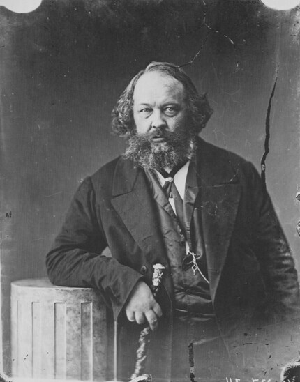 Mikhail Alexandrovich Bakunin, russian anarchist.