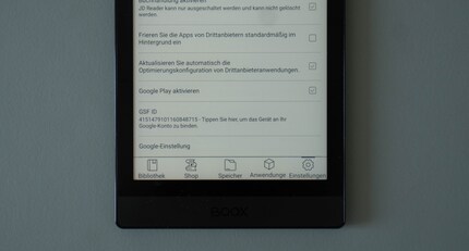 Über diese Option schaltest du den Google Play Store frei.