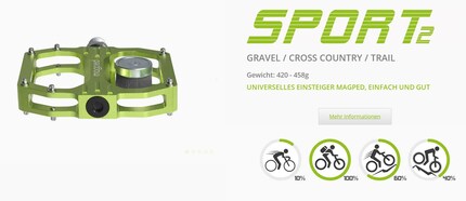 Nur zu 40 Prozent für Downhill geeignet.