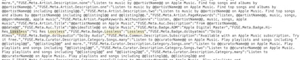 The website source code mentions «lossless »and «Dolby Atmos».