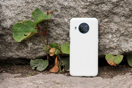 The bioplastic case.