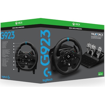 Logitech G G923 Trueforce for PC and Xbox (PC, Xbox One X, Xbox Series X,  Xbox One S, Xbox Series S) - Galaxus