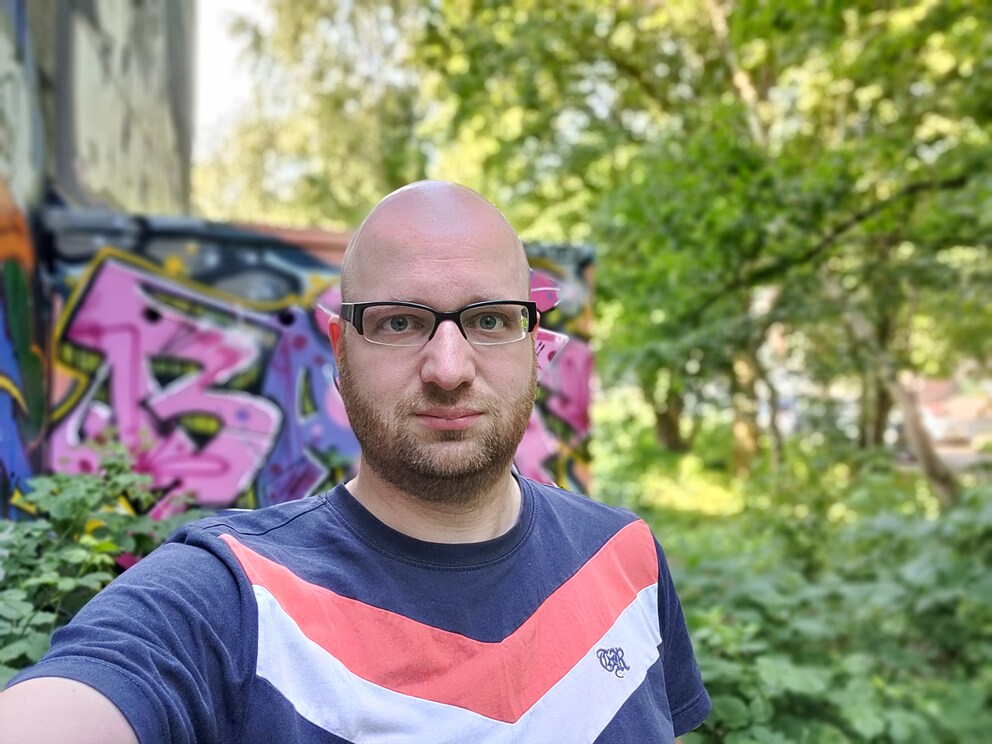 Porträtmodus, wenn der Hintergrund unscharf sein soll.