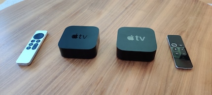 Die erste Generation (rechts) und die zweite Generation (links).