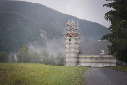 Die Kirche Sontga Gada in Disentis ist das aktuelle Projekt von Patrick.