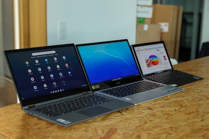 Die Chromebooks von Lenovo, Acer und Asus.