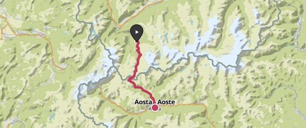 Die Königsetappe über den Grossen St. Bernhard vom Wallis in Italien.