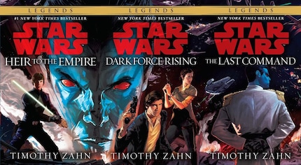 Alle drei «Thrawn Trilogy»-Bücher