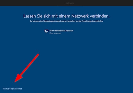 Auch ein Offline-Konto bei Ersteinrichtung von Windows zu erstellen, wird durch Microsoft erschwert.