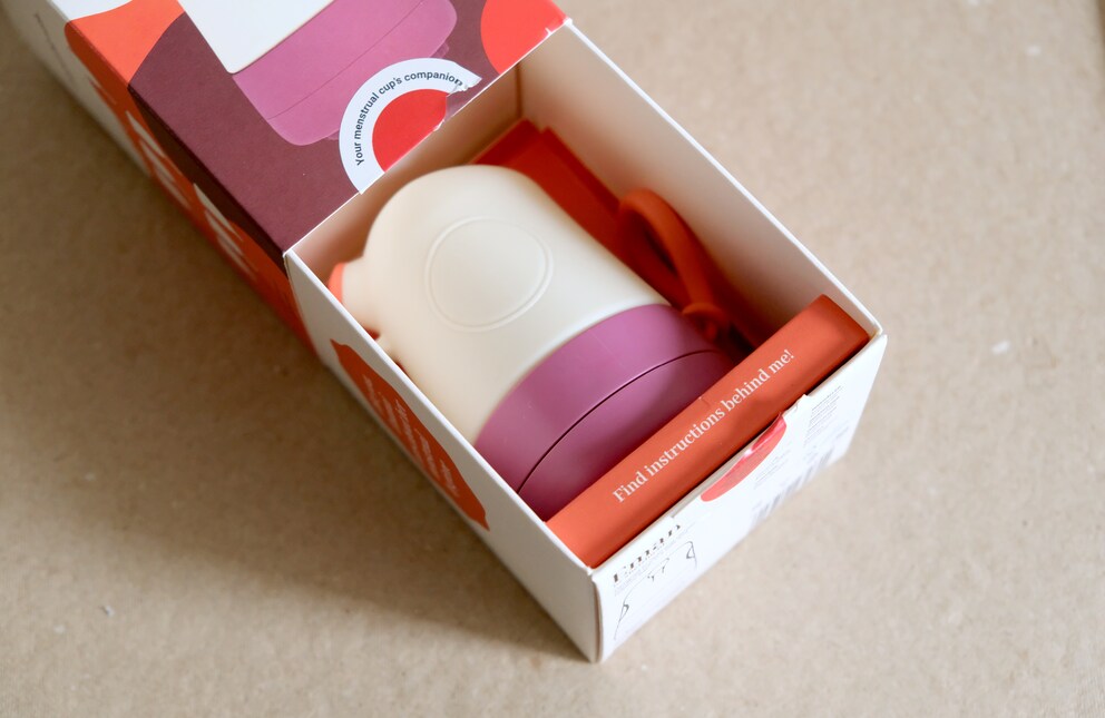 Ansprechend verpackt: Packaging und Produkt sind farblich aufeinander abgestimmt.