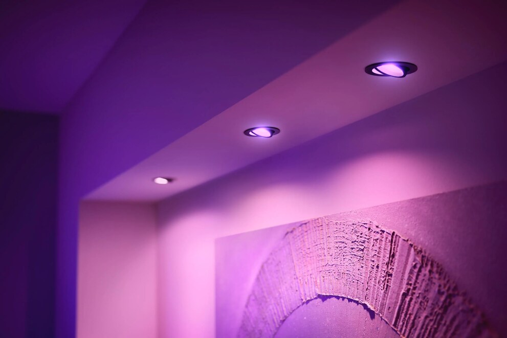 Dekorative Einbauspot - Color Ambiance Centura. Bild: Signify