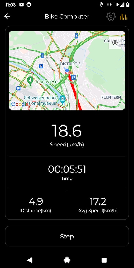 ...sowie deine Fahrten tracken und mit Strava, Google Fit oder Apple Health synchronisieren.