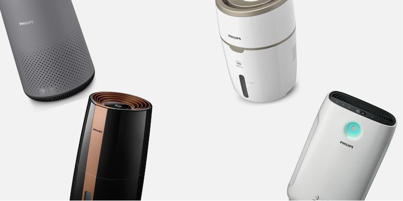 Ein ausgeglichenes Raumklima mit den Produkten von Philips