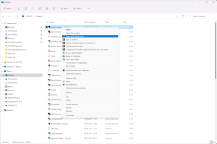 Gewisse Funktionen im Explorer sind hinter dem Menüpunkt «Weitere Optionen Anzeigen» versteckt.