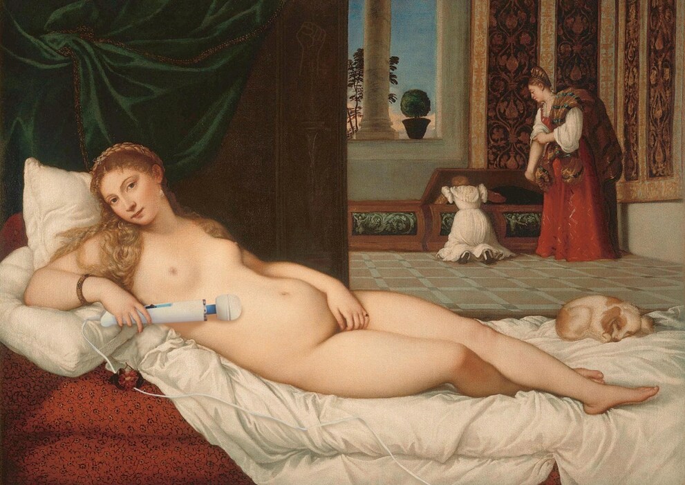 Diesem Vibrator sind sogar künstlerische Auswüchse wie dieser gewidmet. Quelle: magicwandarthistory.tumblr.com
