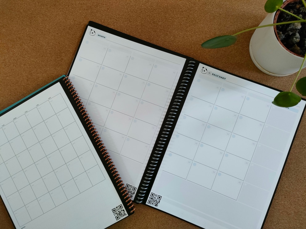 Bei der Fusion-Version sind nur die ersten paar Seiten strukturiert. Bei der Panda-Planner-Version bekommst du mehr vorgegebene Seiten, die deine persönlichen Ziele und Entwicklung dokumentieren sollen.