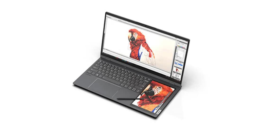 Durchgesickert: Lenovo-Laptop ThinkBook Plus mit Zweitbildschirm