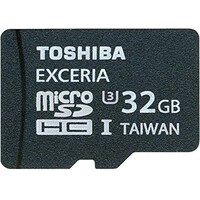 Toshiba microSDHC Exceria UHS-I mit Adapter (microSDHC, 32 GB, U3, UHS-I)