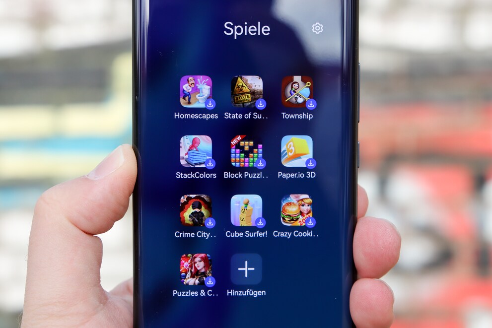 Zu viele App-Vorschläge.