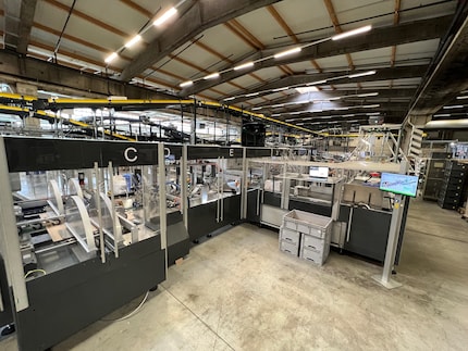 Unsere vierte Verpackungsmaschine im Logistikzentrum Wohlen