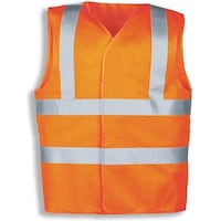 Uvex Safety Warnweste Flash, M, Orange (M)