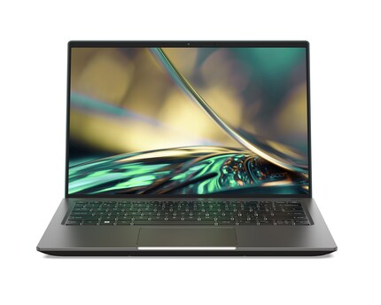 Optisch unterscheiden sich das 14 und 16 Zoll große Swift X nur in Details. Auf diesem Bild ist die 14-Zoll-Variante zu sehen.