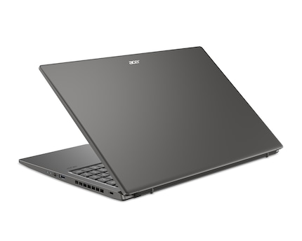 Die 16-Zoll-Version des Swift X im klassischen Notebook-Grau.