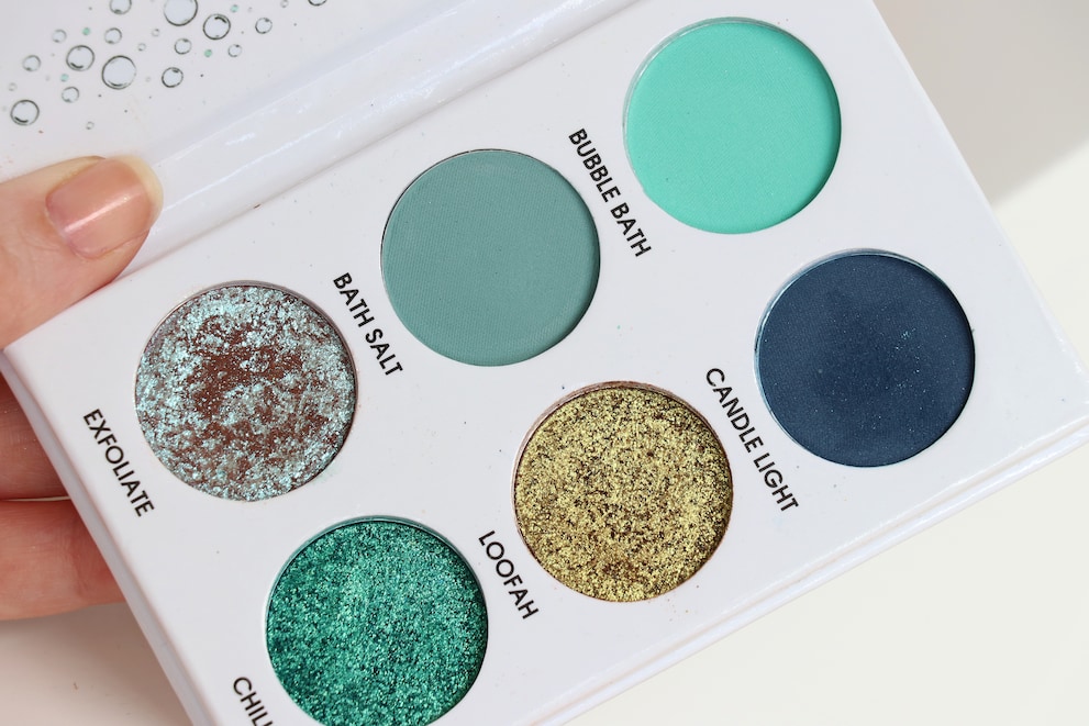 The «Bubble Time» palette by Eunique Beauty. The small company from England is run by two sisters.