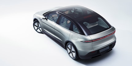 Sonys VISION-S 02 bietet bis zu sieben Passagieren Platz und wird von zwei 200-kW-Motoren angetrieben.