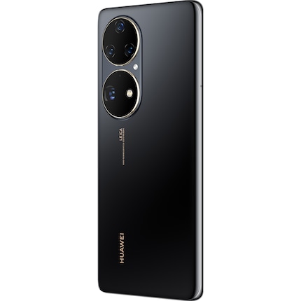 Huawei P50 Pro in Schwarz mit goldenen Akzenten