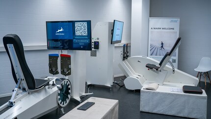 Der Showroom von ddrobotec in Zürich: Hightech made in Switzerland.