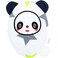 Traubenkernkissen lime Stars Panda