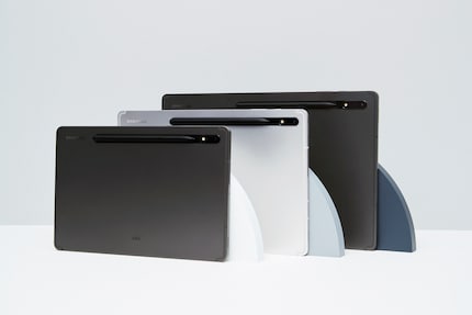 Die Galaxy Tab S8 Familie.