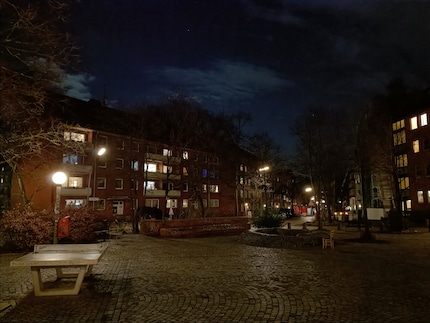 OnePlus Nord CE 2: automatic mode at night.