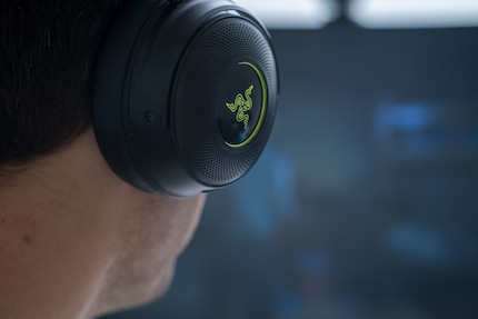 The Kraken V3 HyperSense feels most comfortable when gaming.