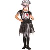 TecTake Süsses Girlie Piraten Skelett Kostüm