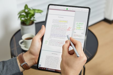 Das MateBook E ist ein Windows-Tablet.