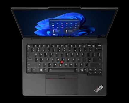 ThinkPad-typische Tastatur mit TrackPoint.